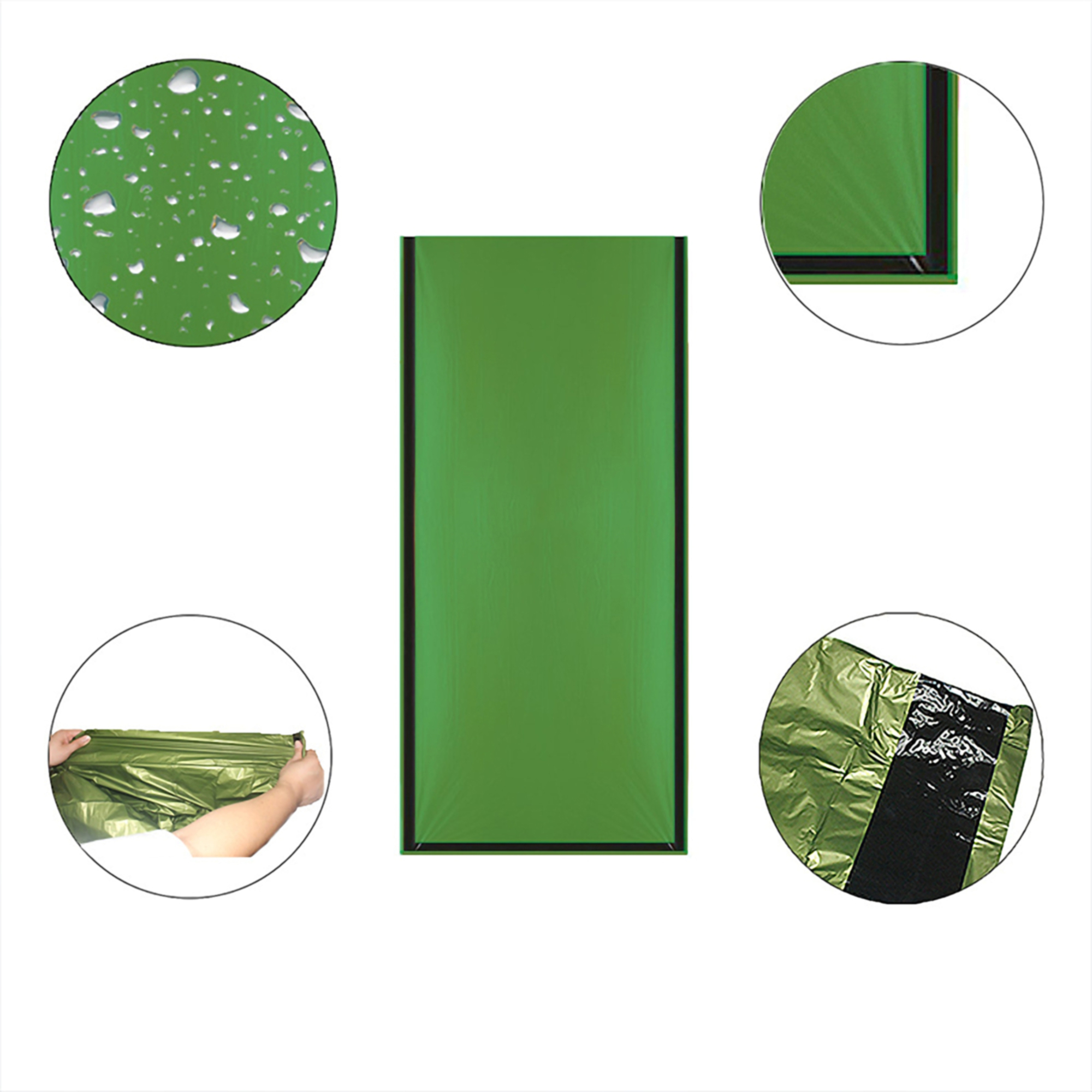 PE Aluminum Emergency Sleeping Bag 2
