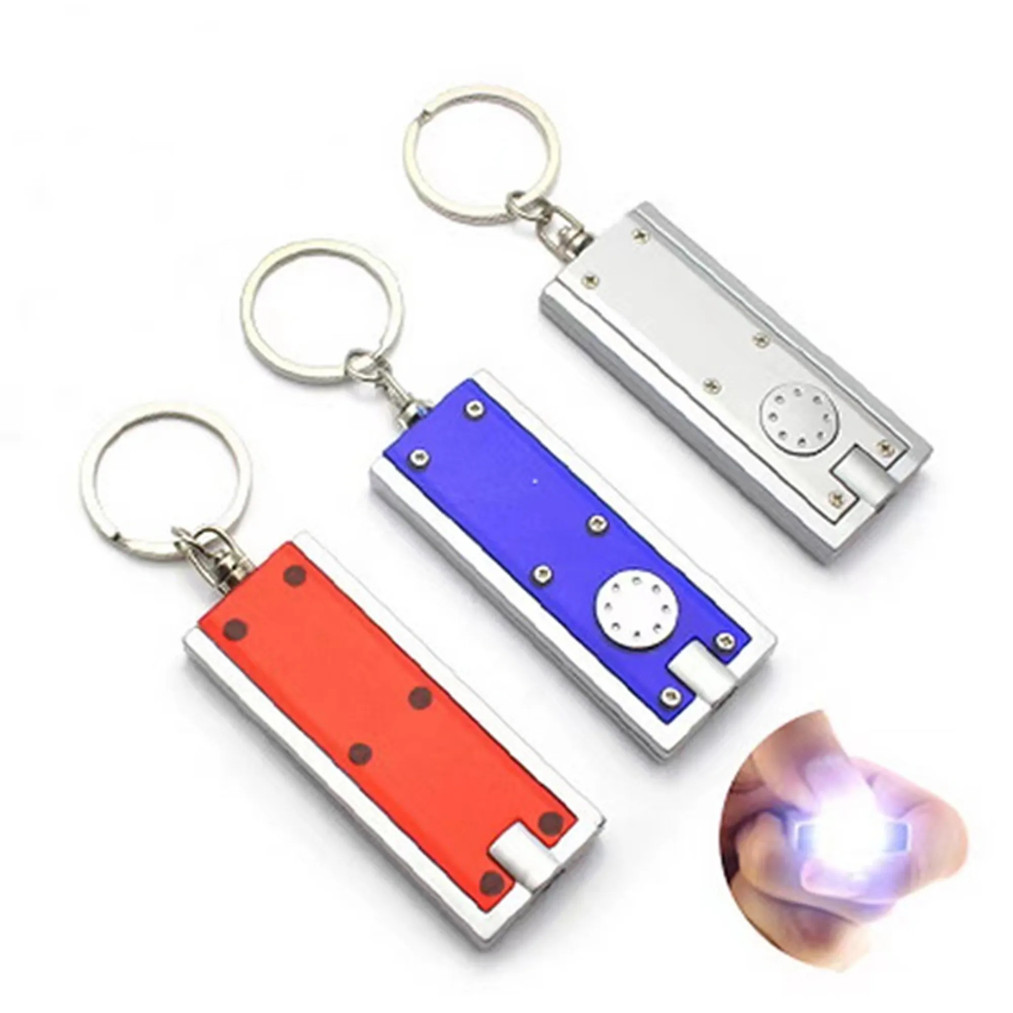 Rectangle LED Light Promotional Key Tag 6