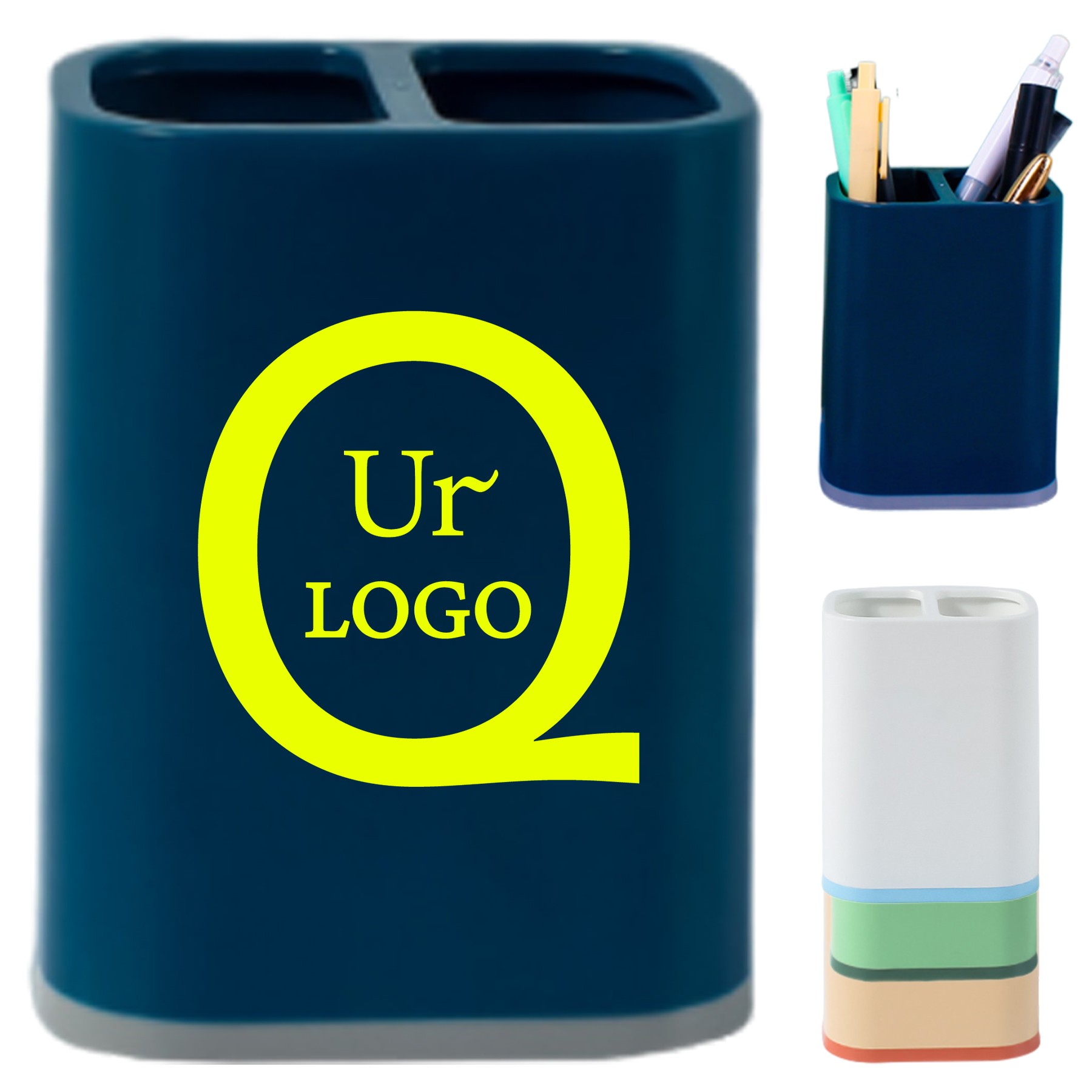 Creative Two-Color Pen Holder