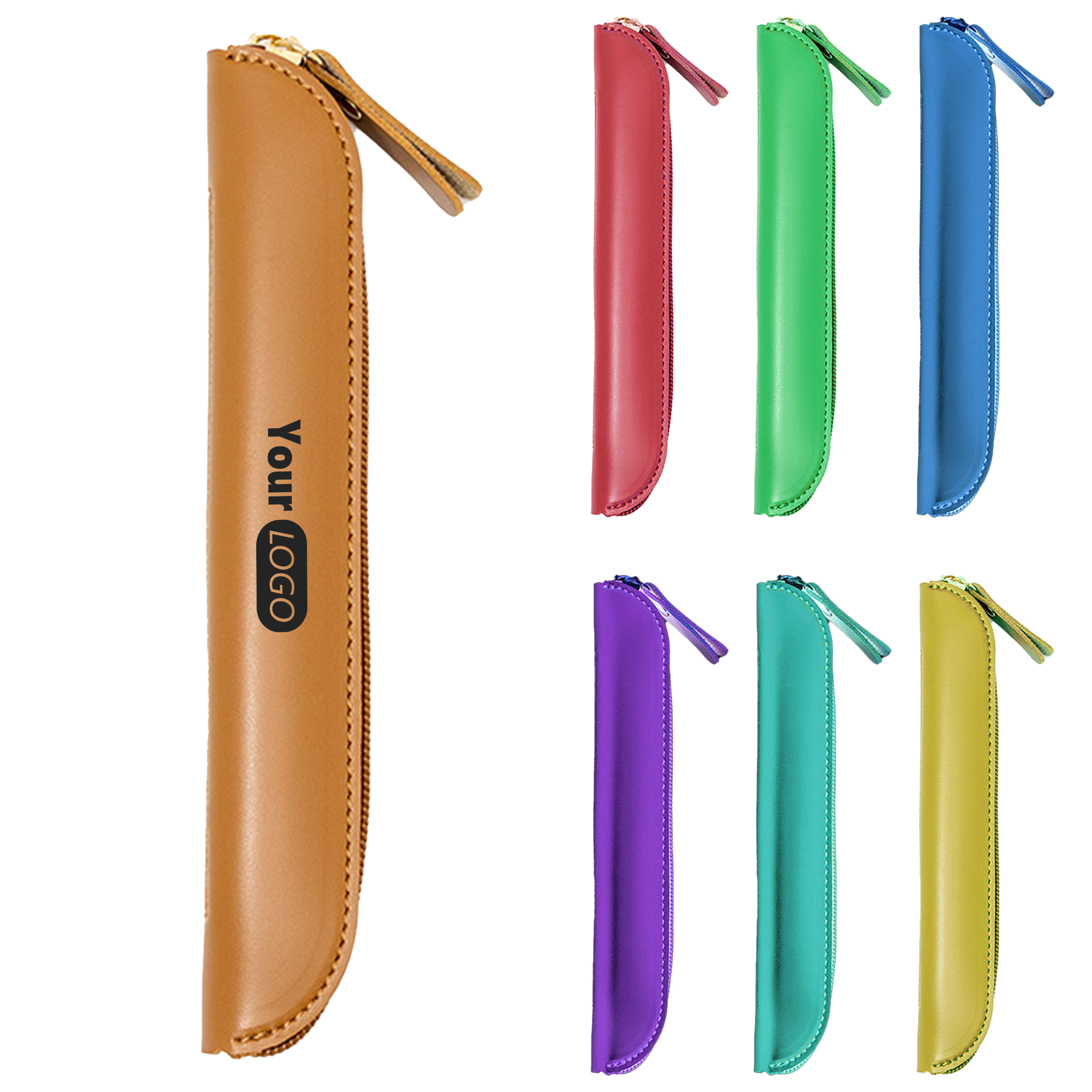 Pu Compact And Colorful Pen Holder 2