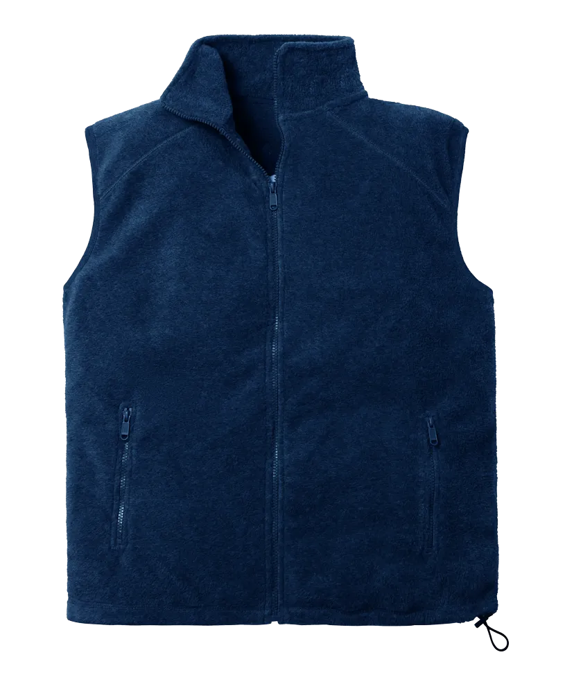 Adult Micro Fleece Zip Front Vest 5