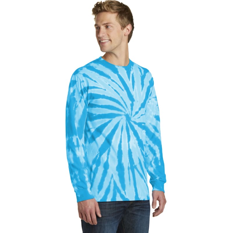 Port & Company Tie-Dye Long Sleeve Tee. 3
