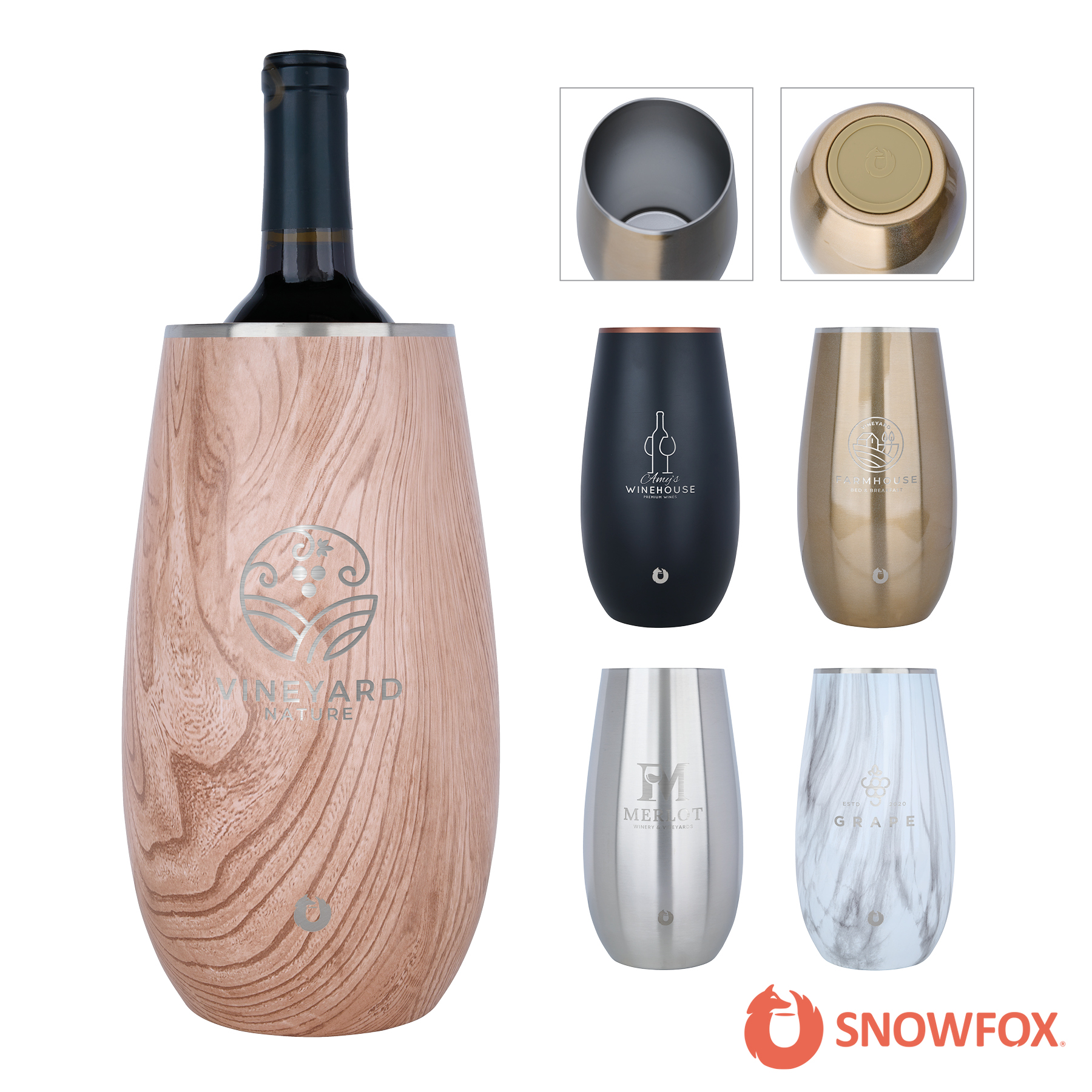 Snowfox® 1.3L / 45 oz. Insulated Wine Chiller 35