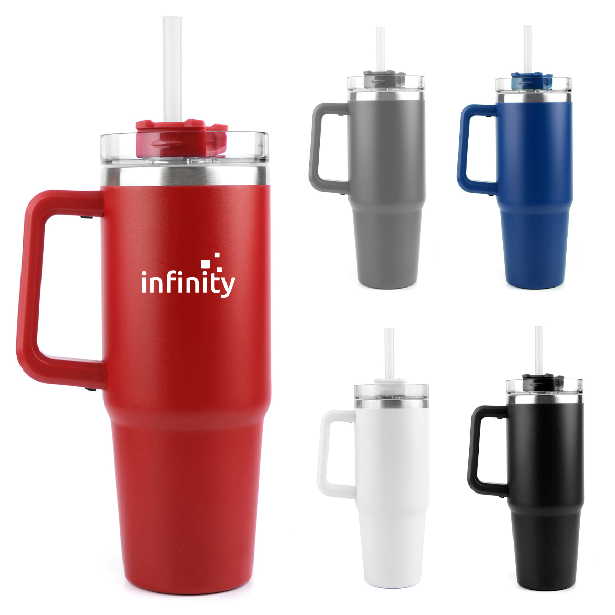 30oz Sierra Stainless Steel Double Wall Vacuum Travel Mug 2