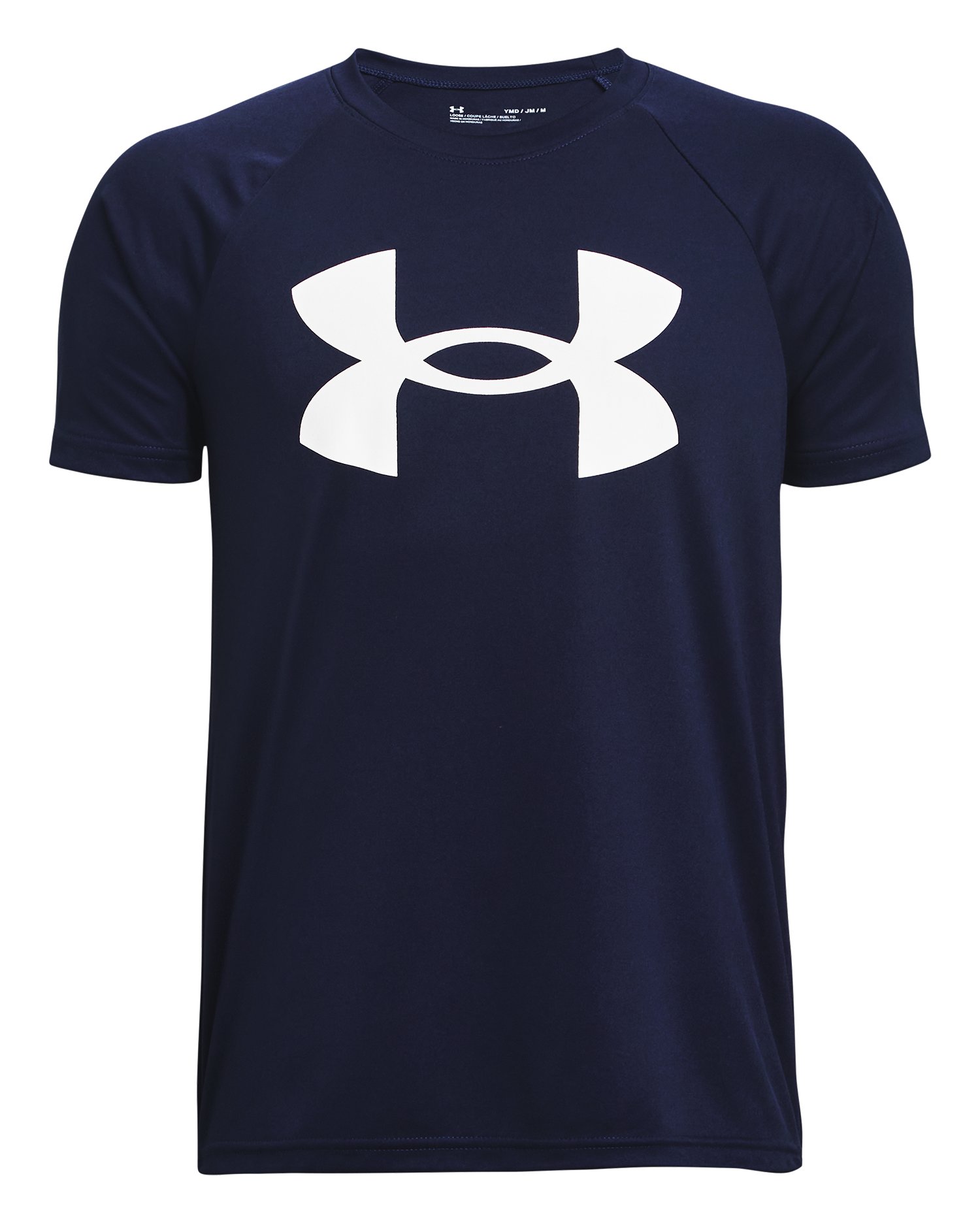 UA Tech Big Logo Boys' Short Sleeve 11