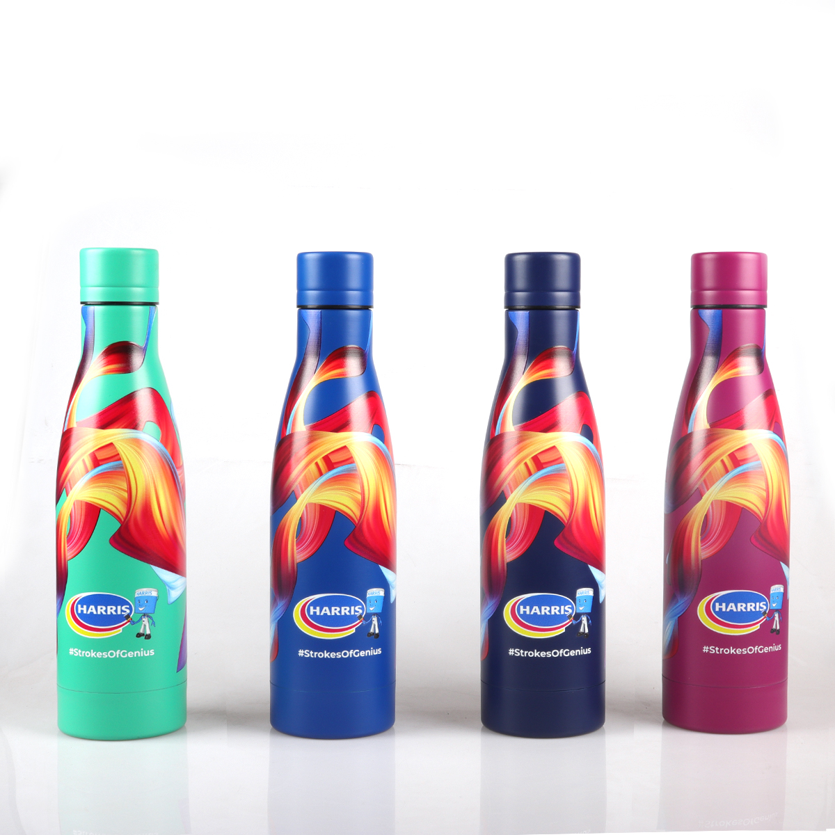 New Design Full Color Imprint Stainless Steel Coke Bottle 17 Oz, custom water bottle with logo imprint 2
