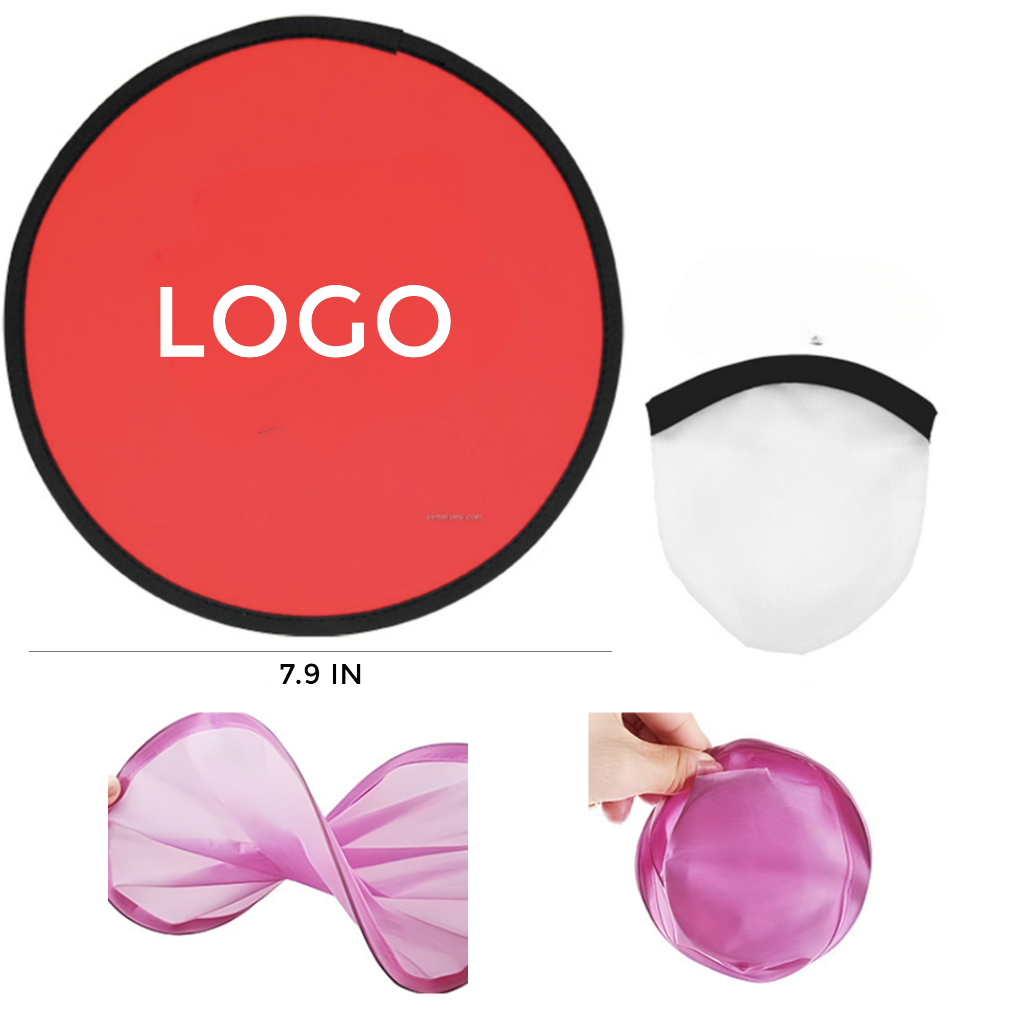 Customizable Folding Polyester Fan 2