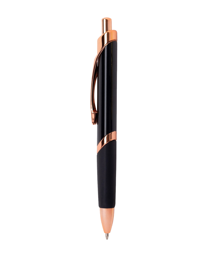 Union Printed - 3 Sided Click Metal Pen 3