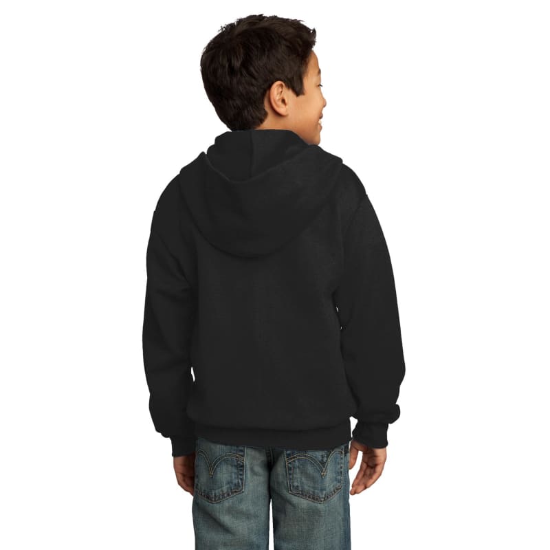 Port & Company - Youth Core Fleece Full-Zip Hooded Sweatshirt. 68