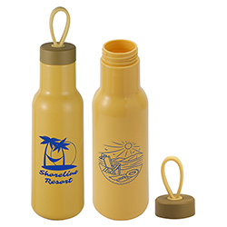 Cameo 23 oz PLA Sports Bottle with Silicone Loop Handle, custom plastic water bottle with logo imprint 15