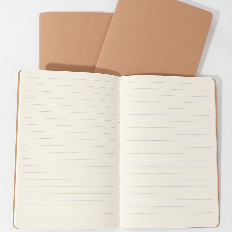 A5 Size Lined Kraft Paper Notebook Diary 3