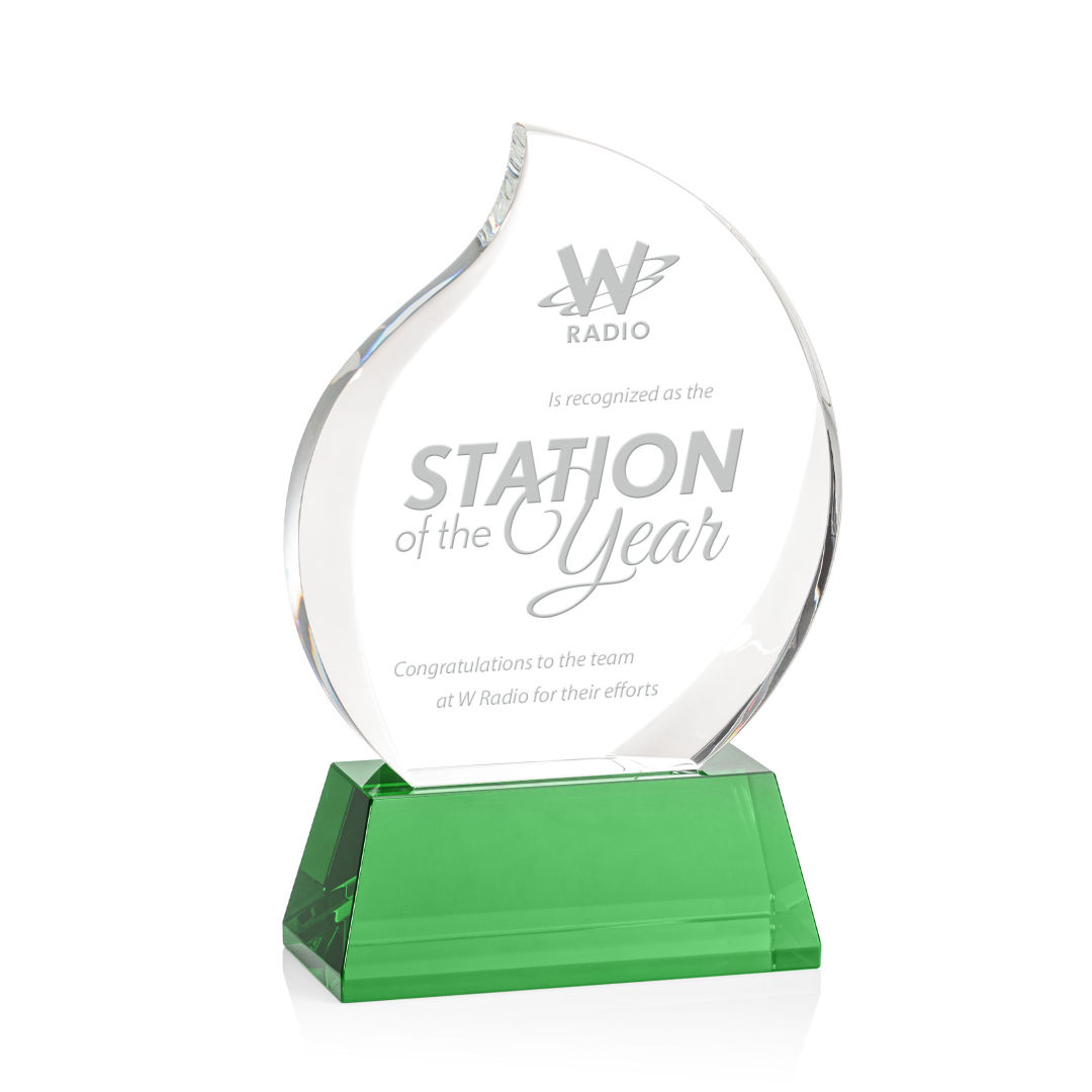 Preswick Flame Award on Base 12