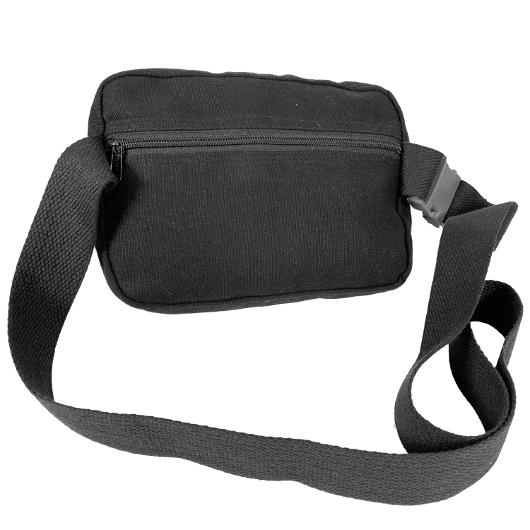 Black Canvas CrossBody Pack 3