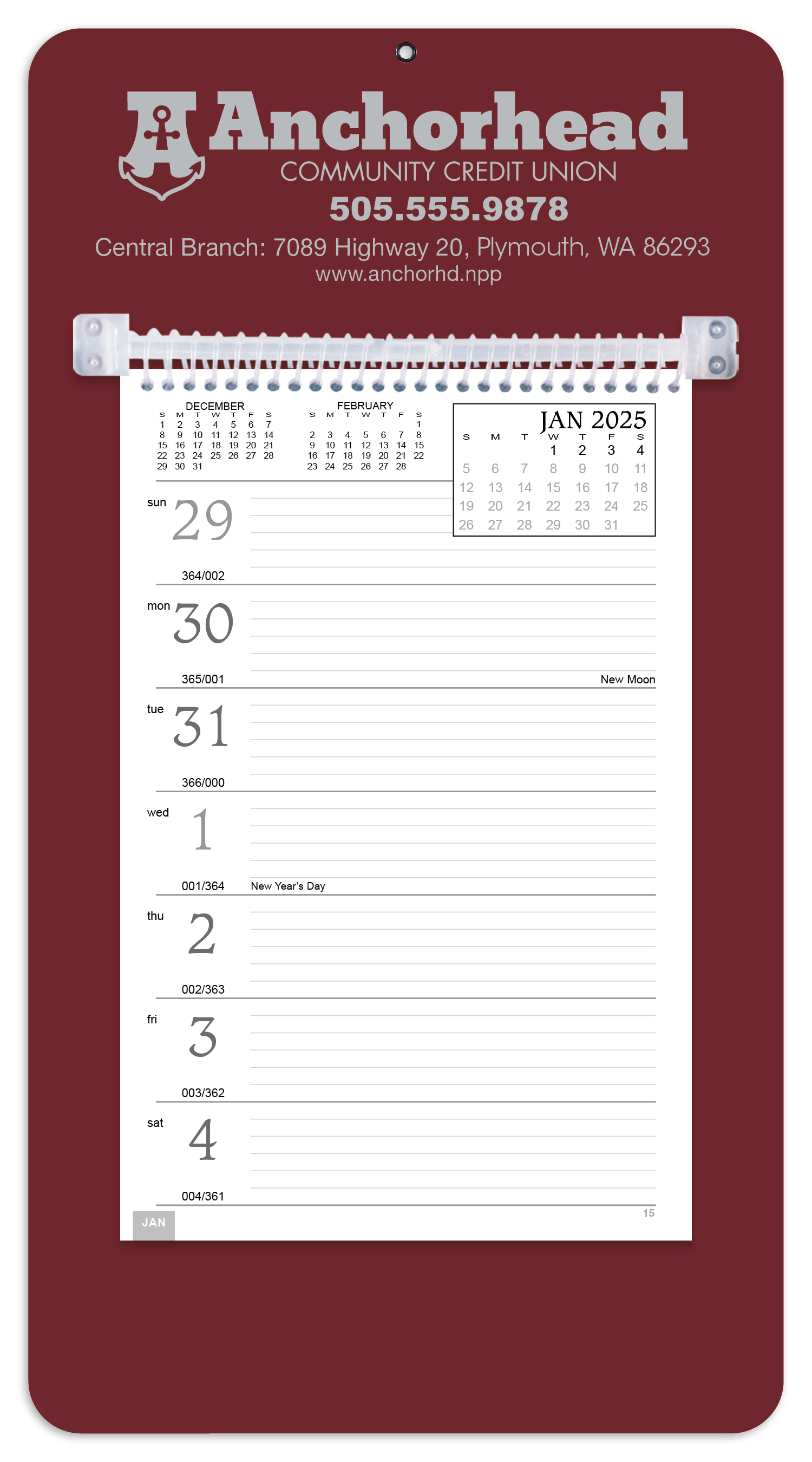 Triumph® Calendars Weekly Memo Calendar 48