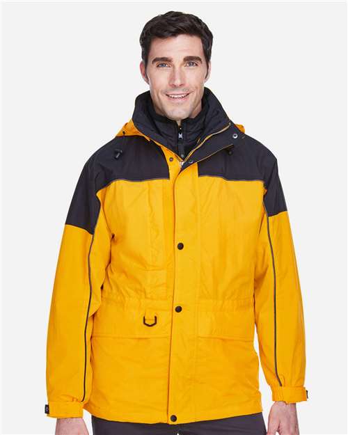 Men's 3-in-1 Two-Tone Parka - 88006 12