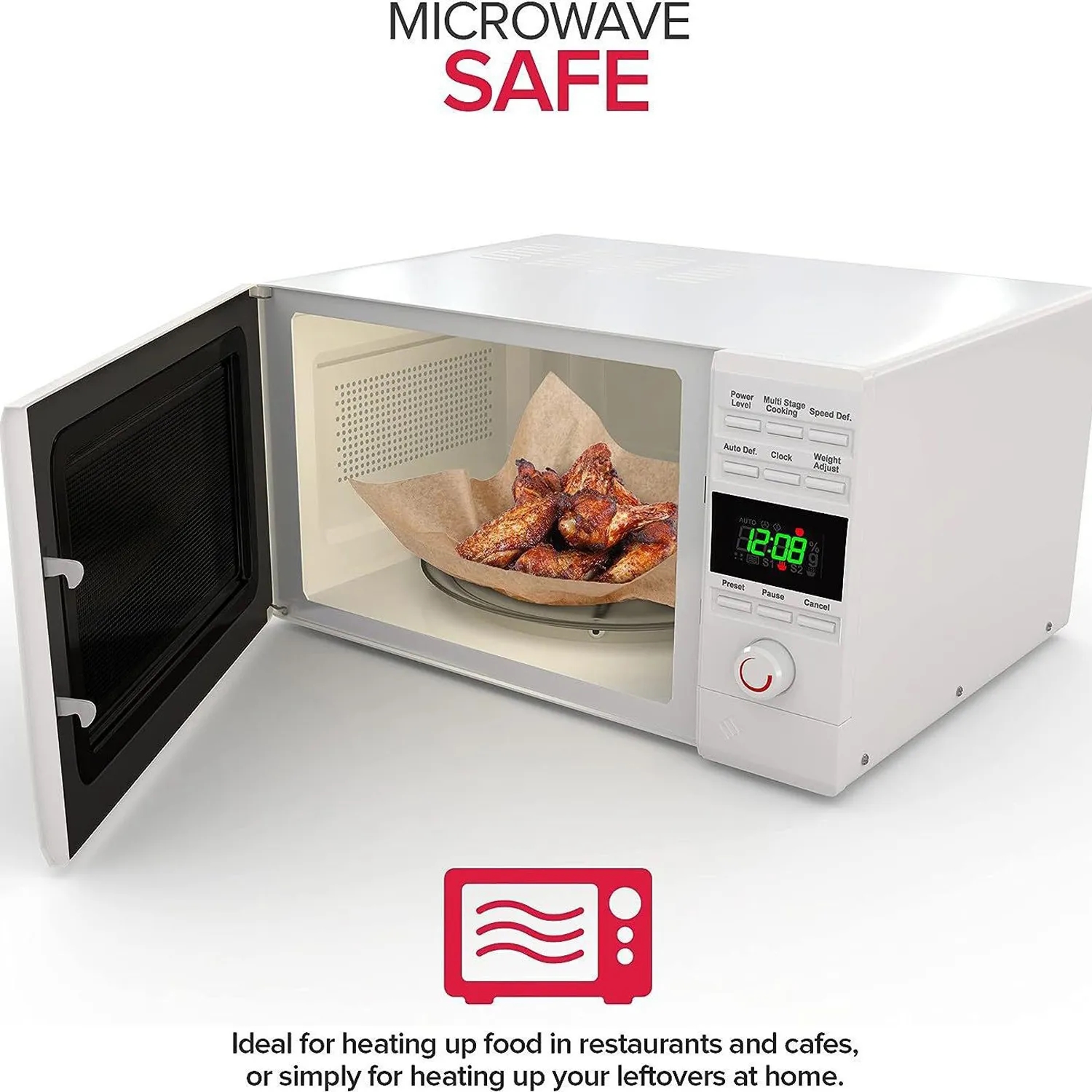 12"x12" Blotting Oven Bread Fried Chicken Burger Paper 5