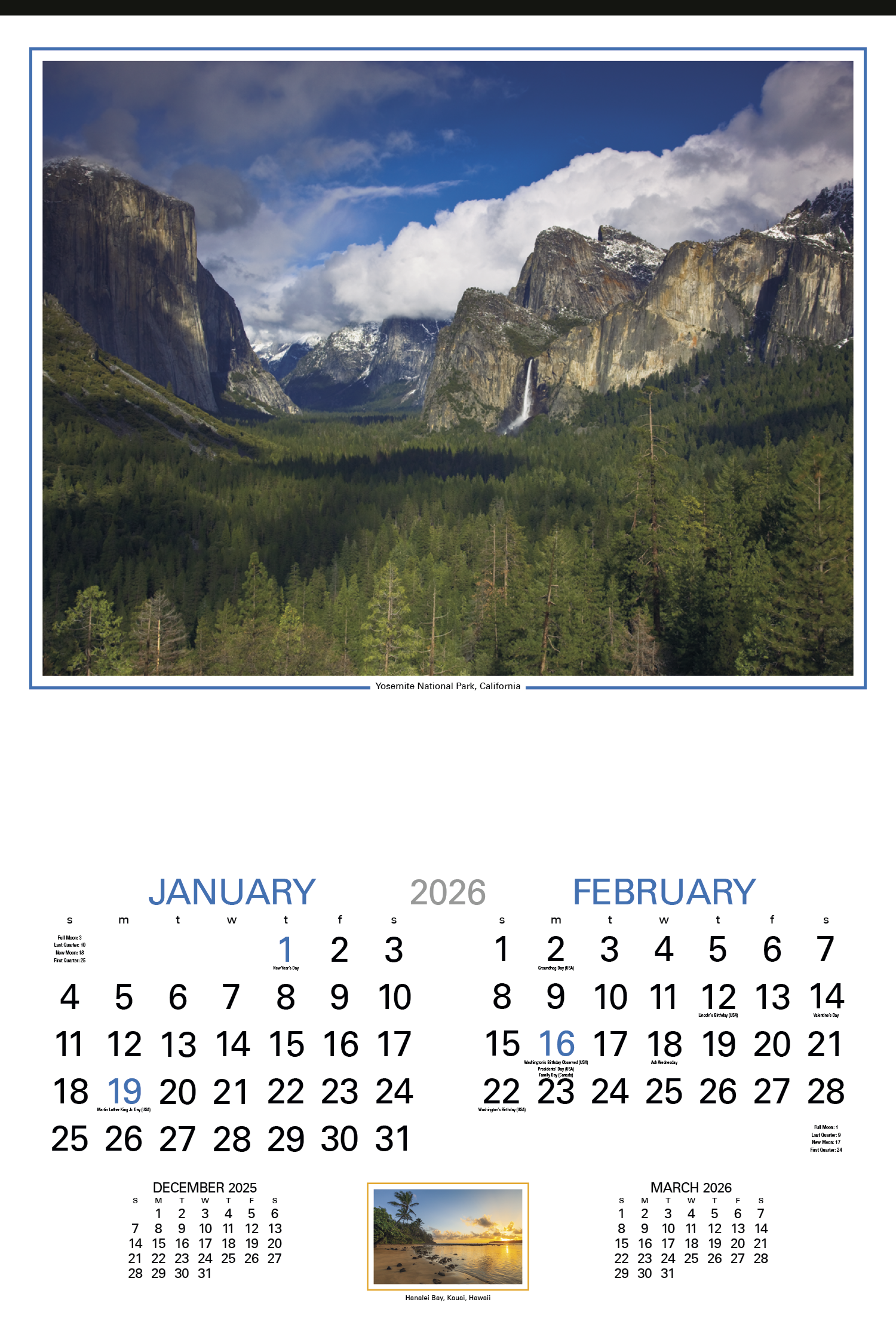 HotLine® Products Our Country® Executive Calendar 6