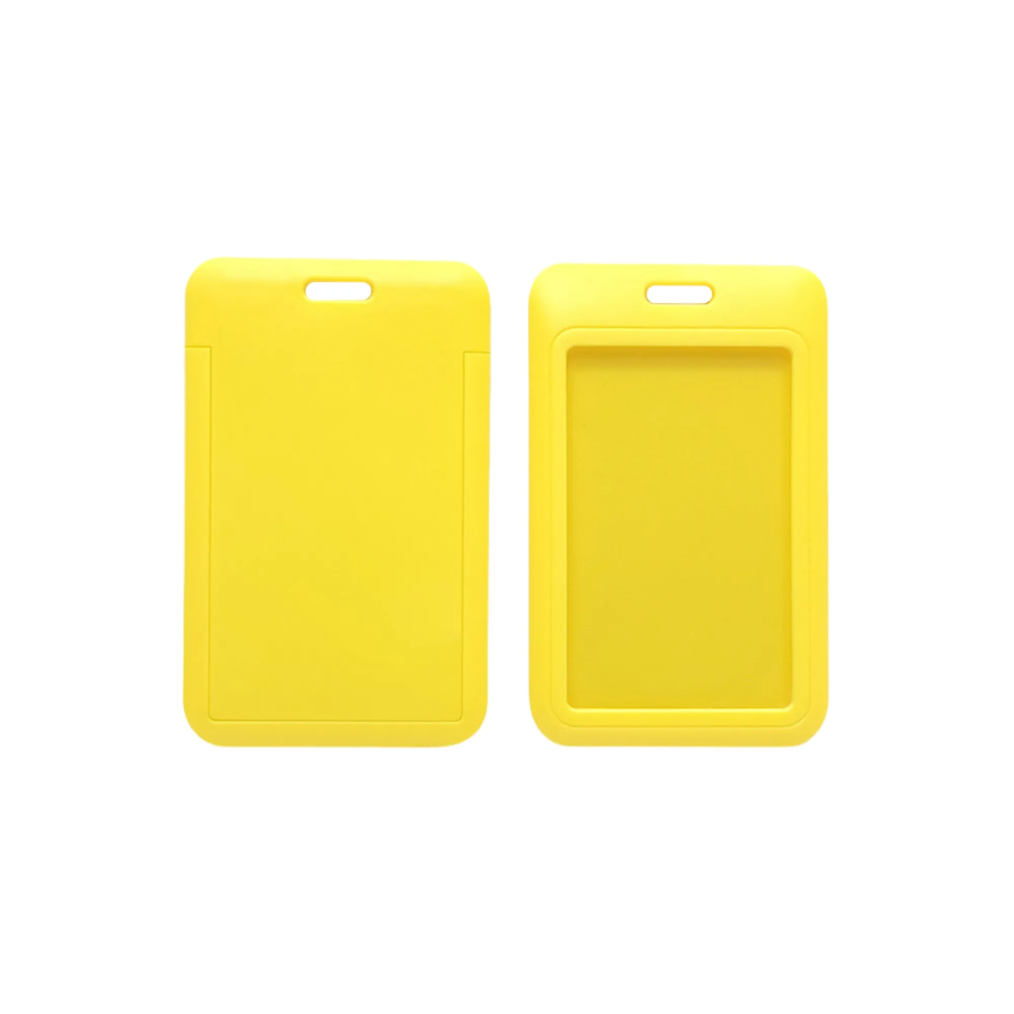 Slide Open Plastic Portrait Lanyard Card Holder 9