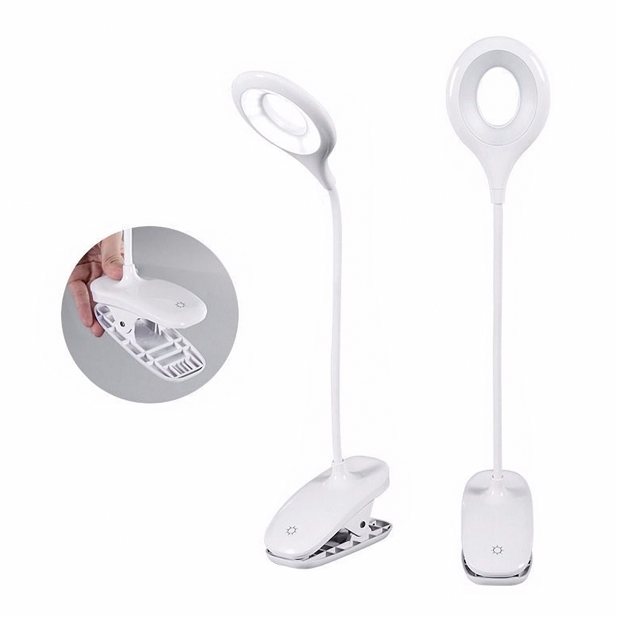 Rechargeable LED Clamp Desk Lamp 3