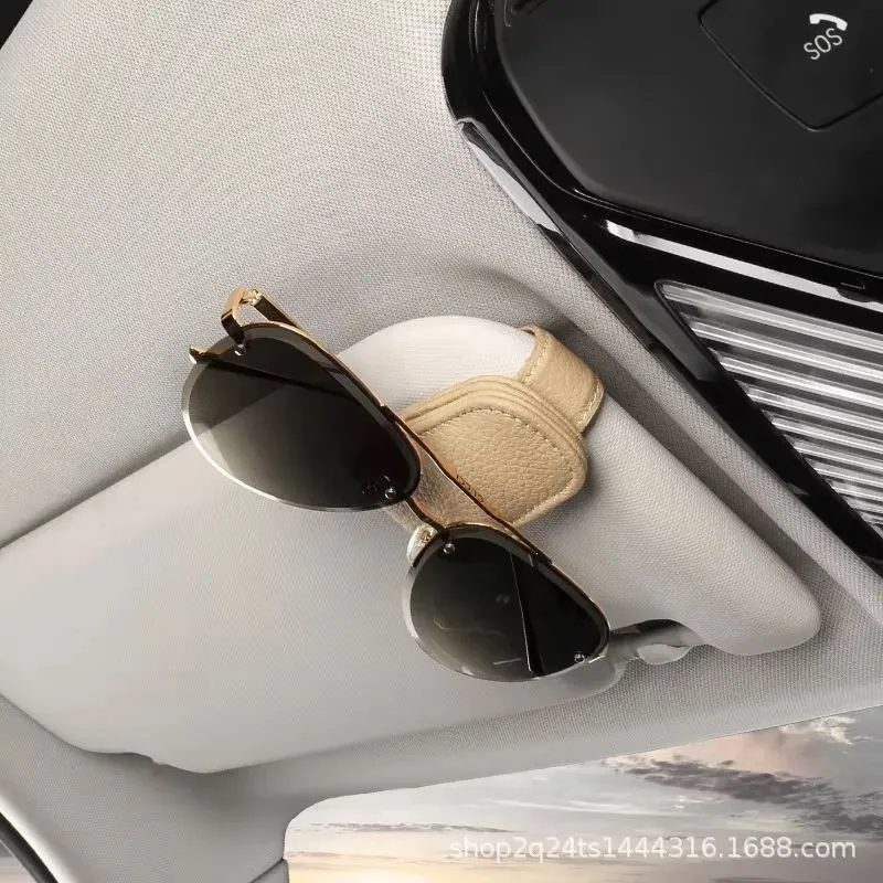 Magnetic Leather Sunglasses Holder 4