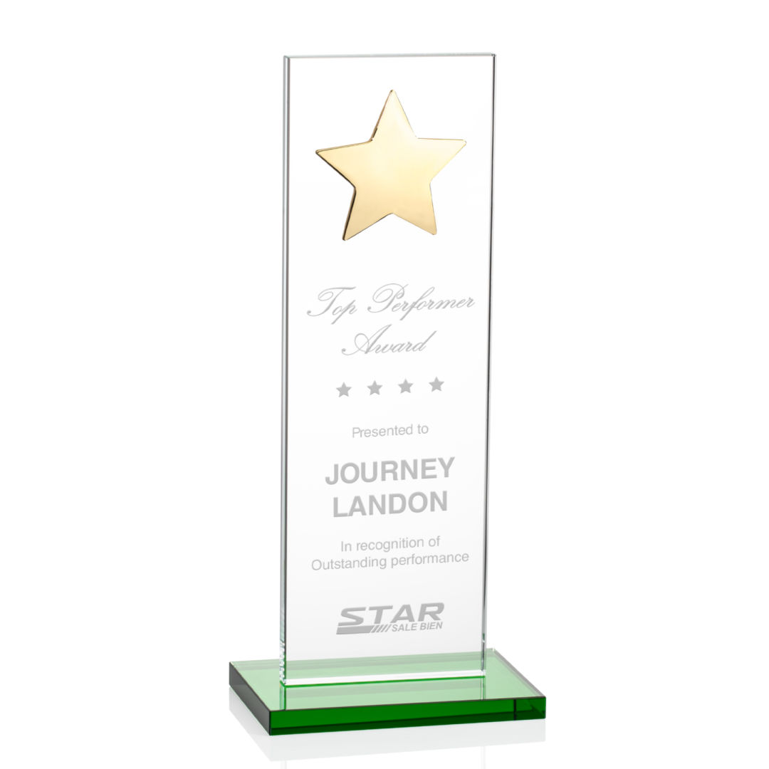 Dallas Star Award - Green/Gold 5