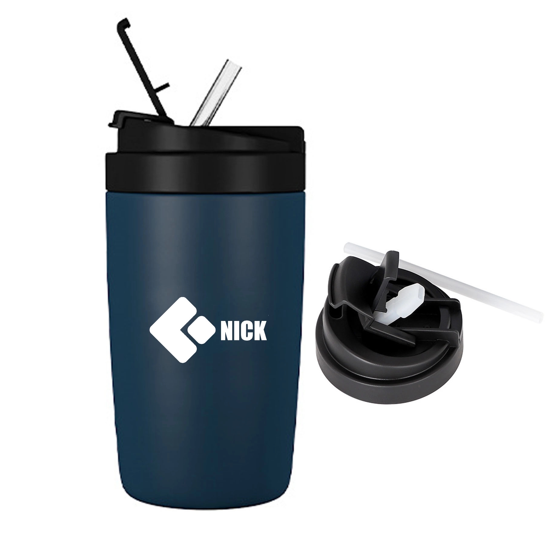 Vacuum Tumbler with Straw 1