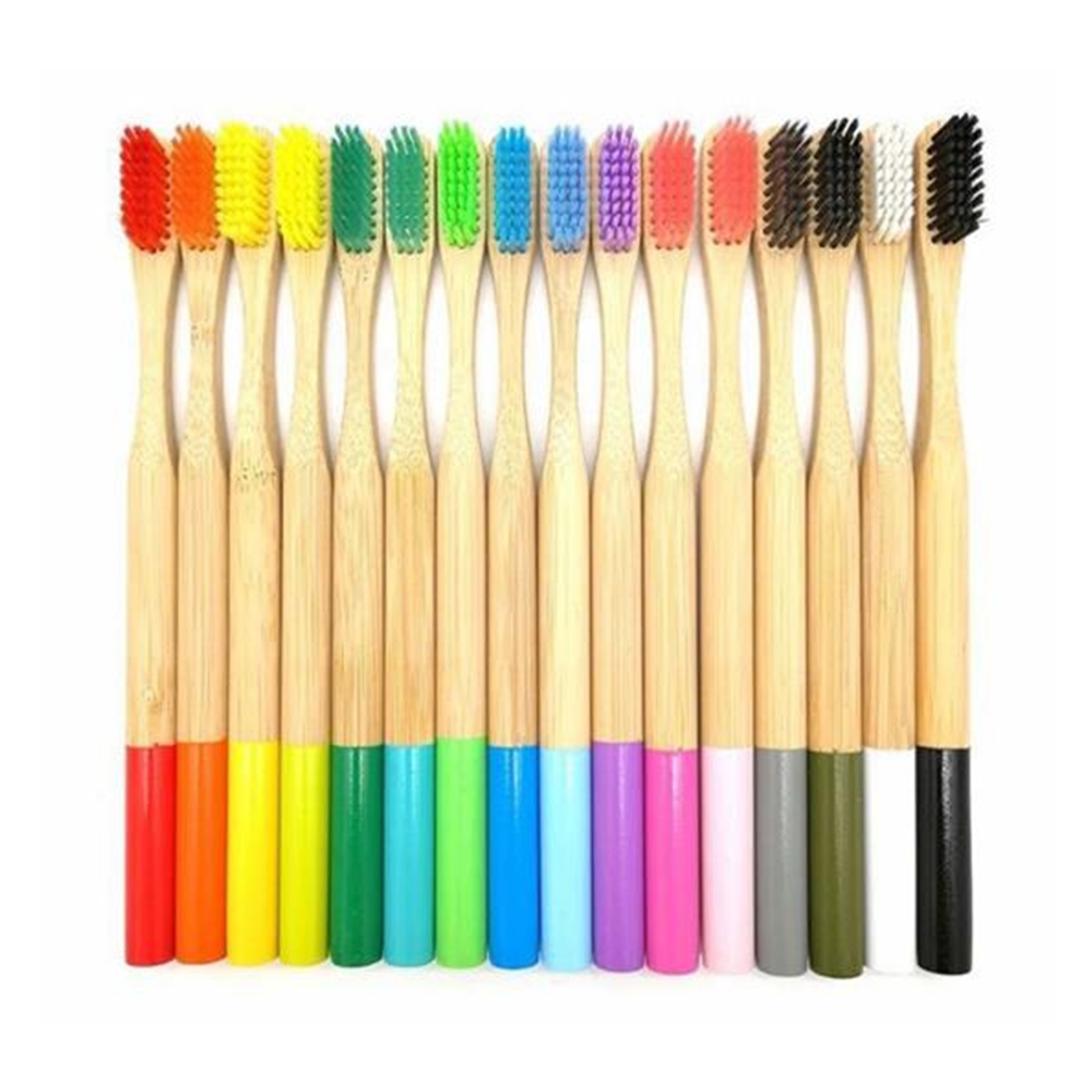 Biodegradable Eco-Friendly Natural Bamboo Toothbrushes Soft 2