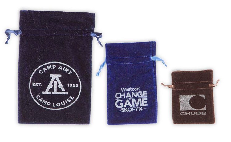 Velvet Drawstring Bag 6x9" 3