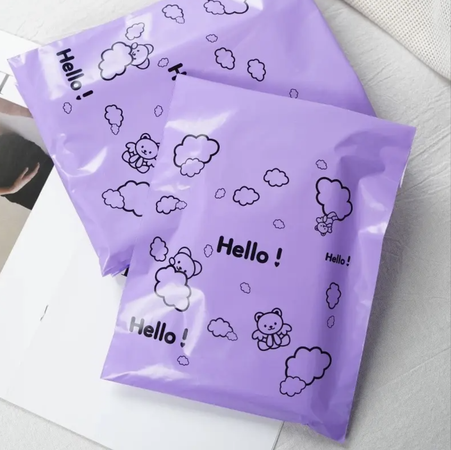 Express Clothing Packaging Self-Adhesive Poly mailer Plastic Waterproof Shipping Courier Mailer bag 1