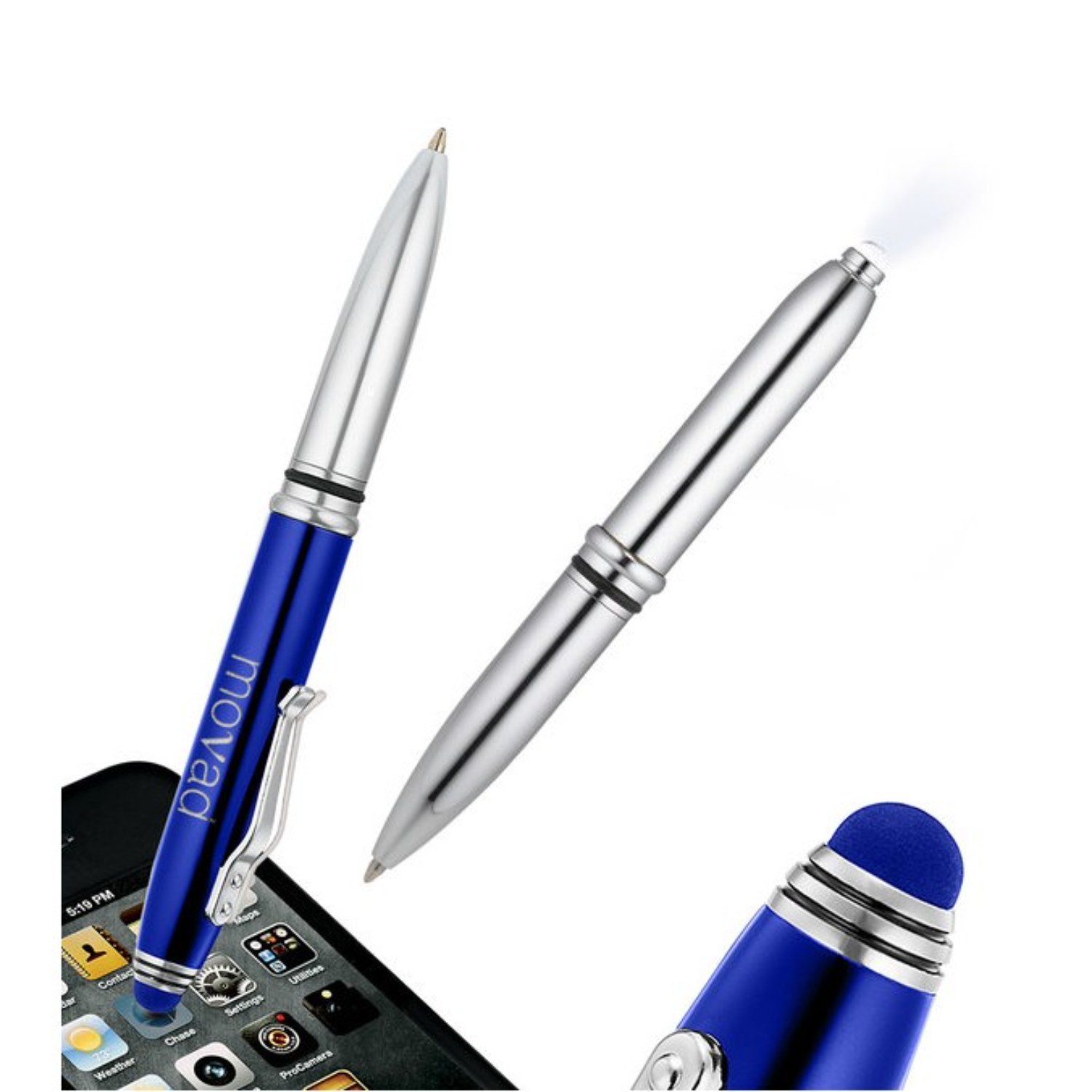 Flashlight and Stylus Metal Pen 29