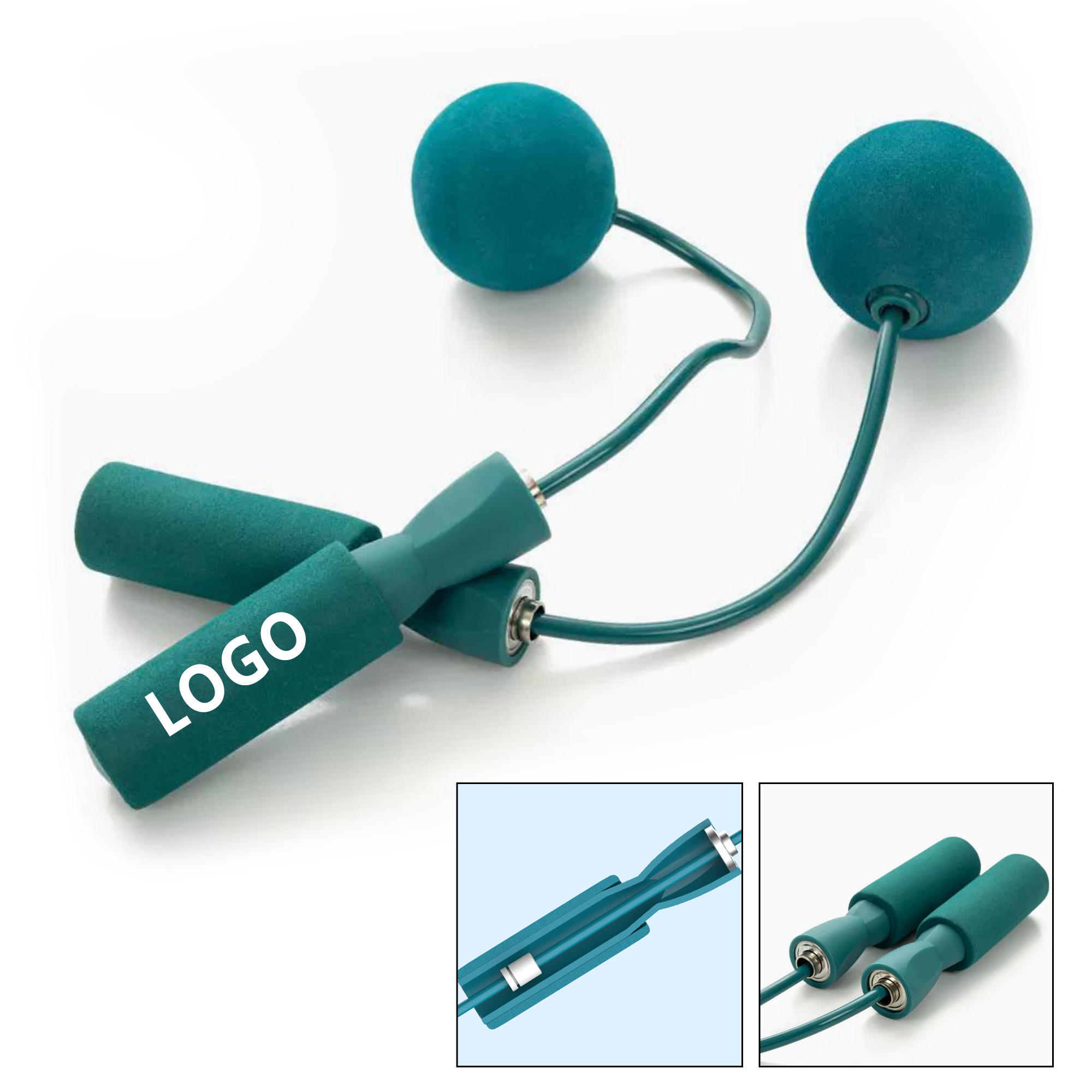 Cordless Jump Rope With Ball 2