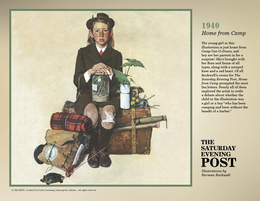 Triumph® Calendars The Saturday Evening Post Illustrations by Norman Rockwell Calendar 6