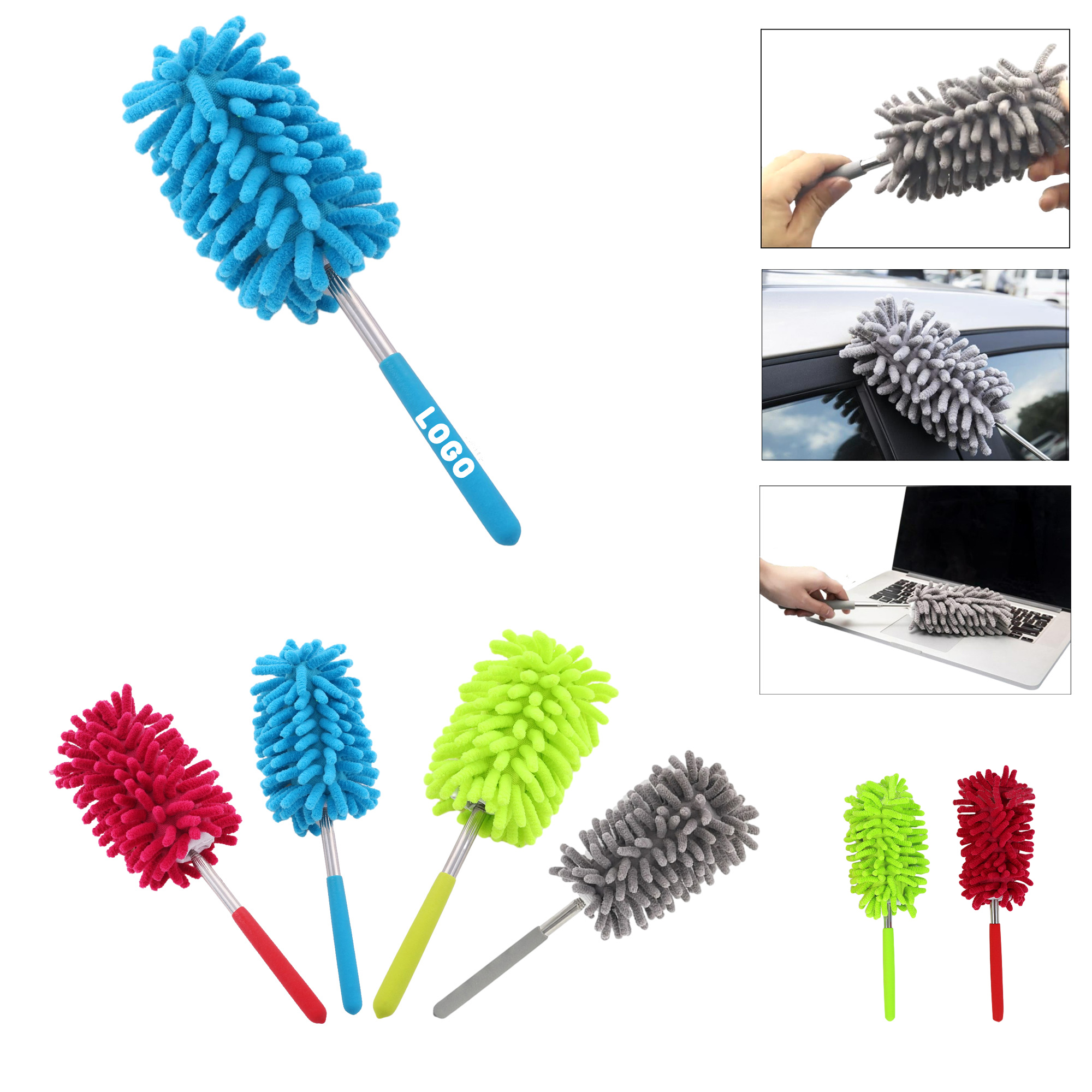 Microfiber Extendable Stainless Steel Duster MOQ 50 PCS 1