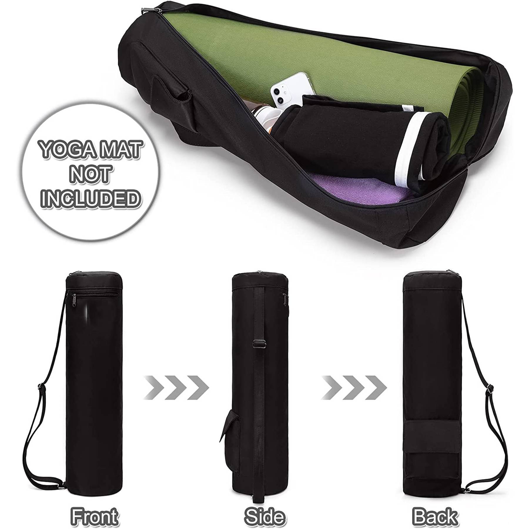 Oxford Multifunctional fitness yoga mat storage bag 5