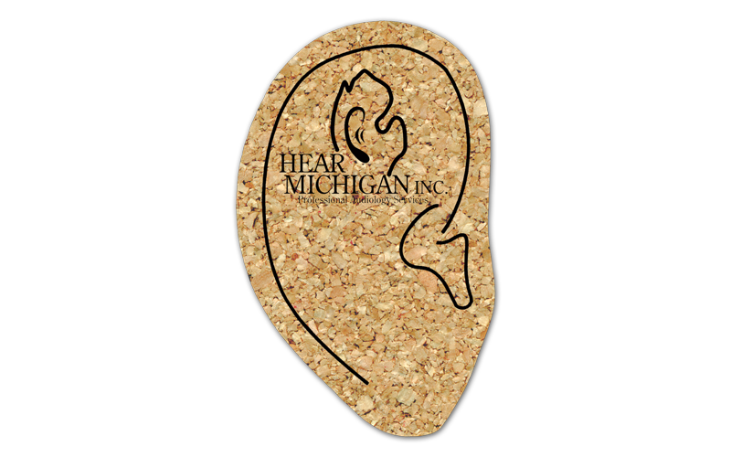 Ear Cork Coaster 4ER