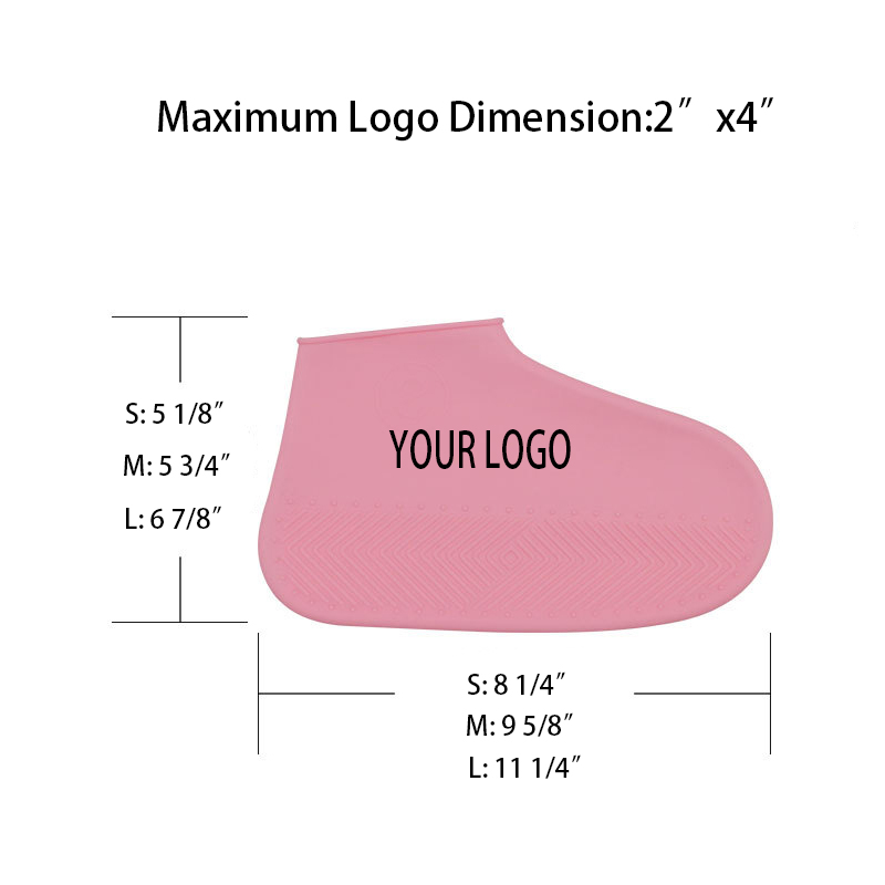 Reusable Silicone Non-slip Shoe Covers 2