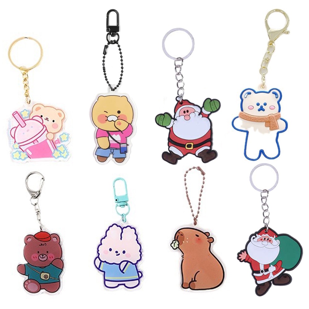 Customizable 2D Acrylic Keychain 2