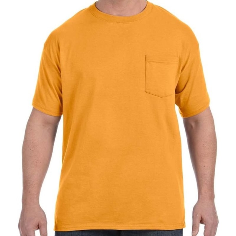 Hanes 6.1 Oz. Tagless® ComfortSoft® Pocket T-Shirt 21