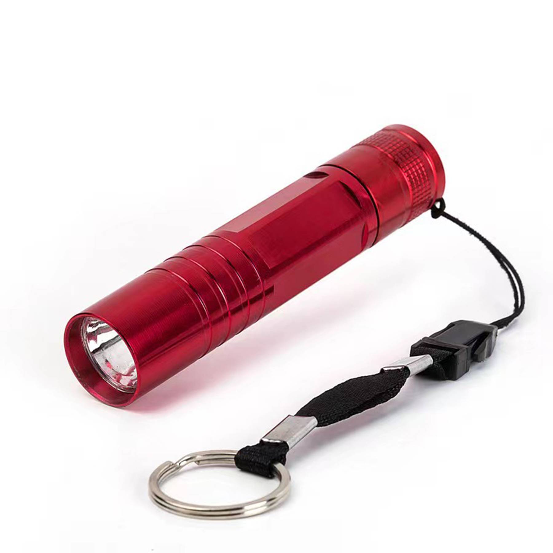 Mini Aluminum Flashlight with Lanyard 4
