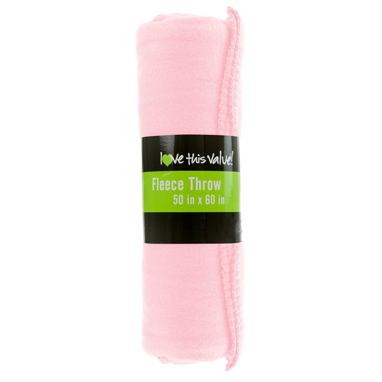 Fleece Blankets - Pink 50" x 60" 2