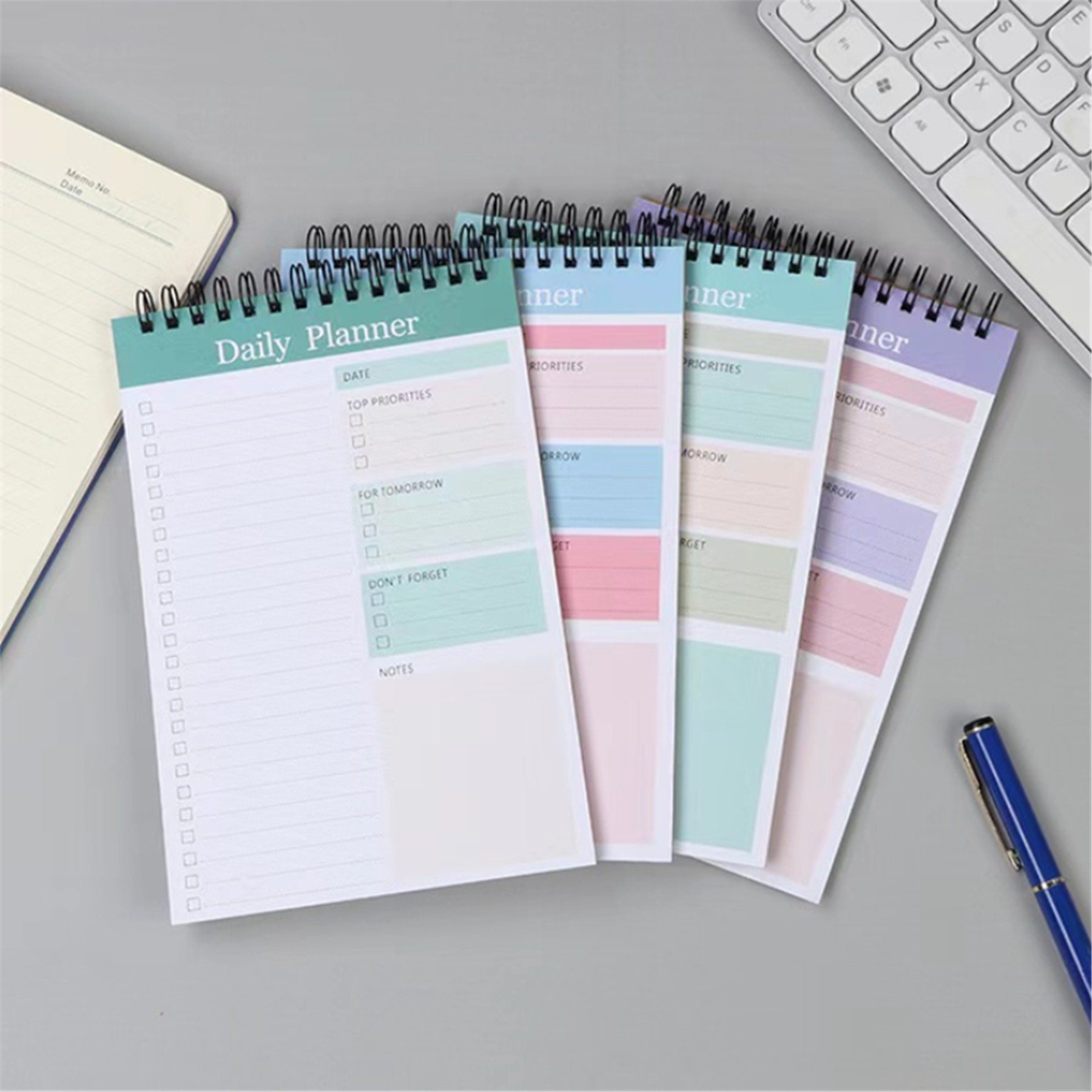 Daily Planner Notepad Undated 1