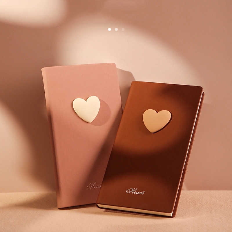 PU Leather A7/48K Heart To-Do List & Pocket Notebook 16