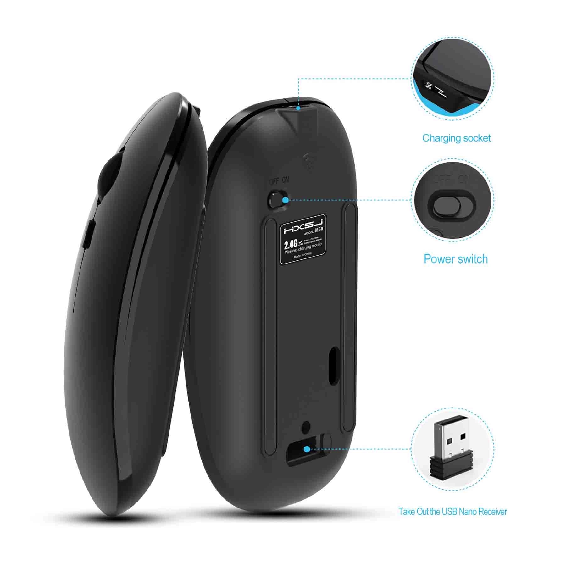 Rechargeable Wireless Mouse For Laptop 4