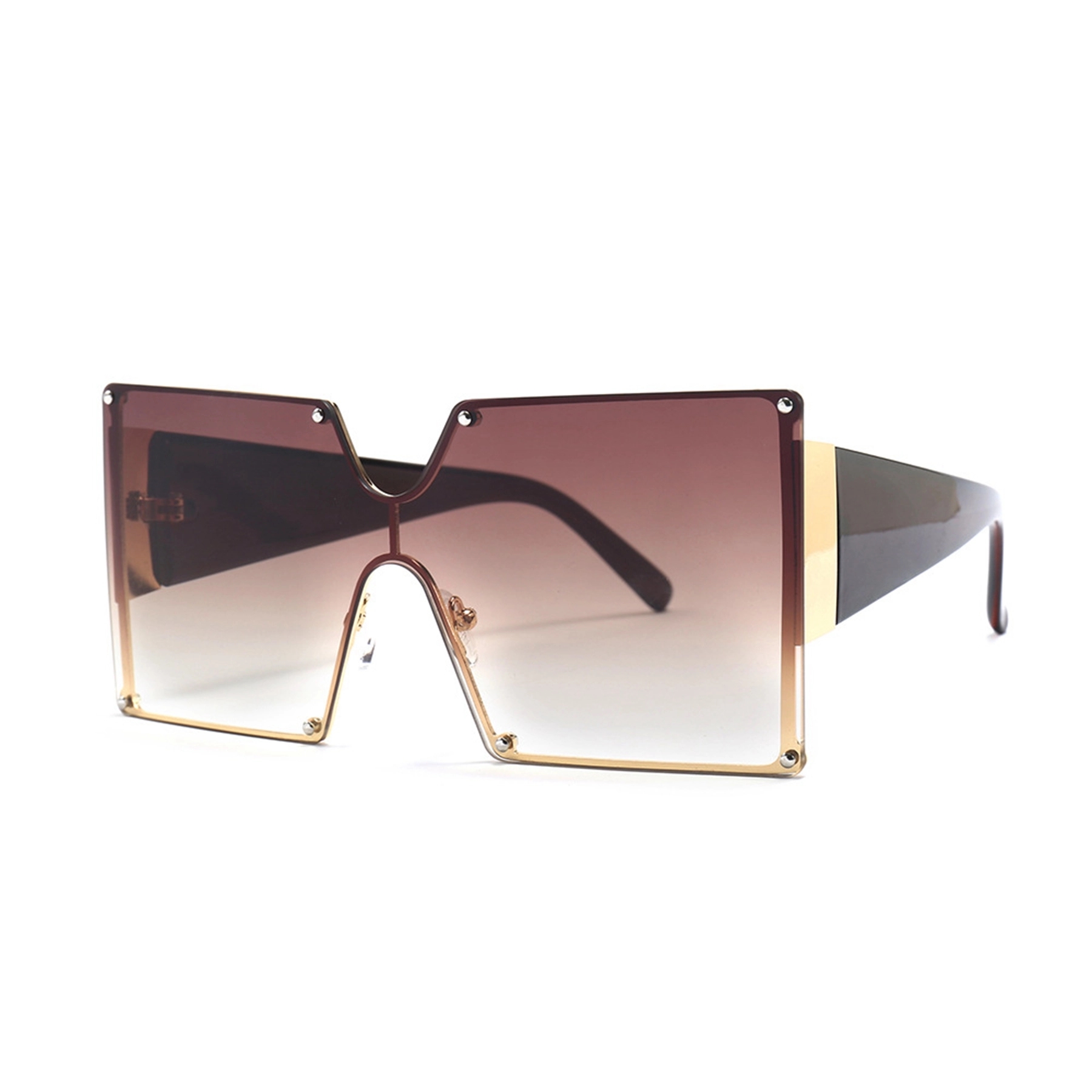 Square Oversized Vintage Shades Female Sun Glasses 12