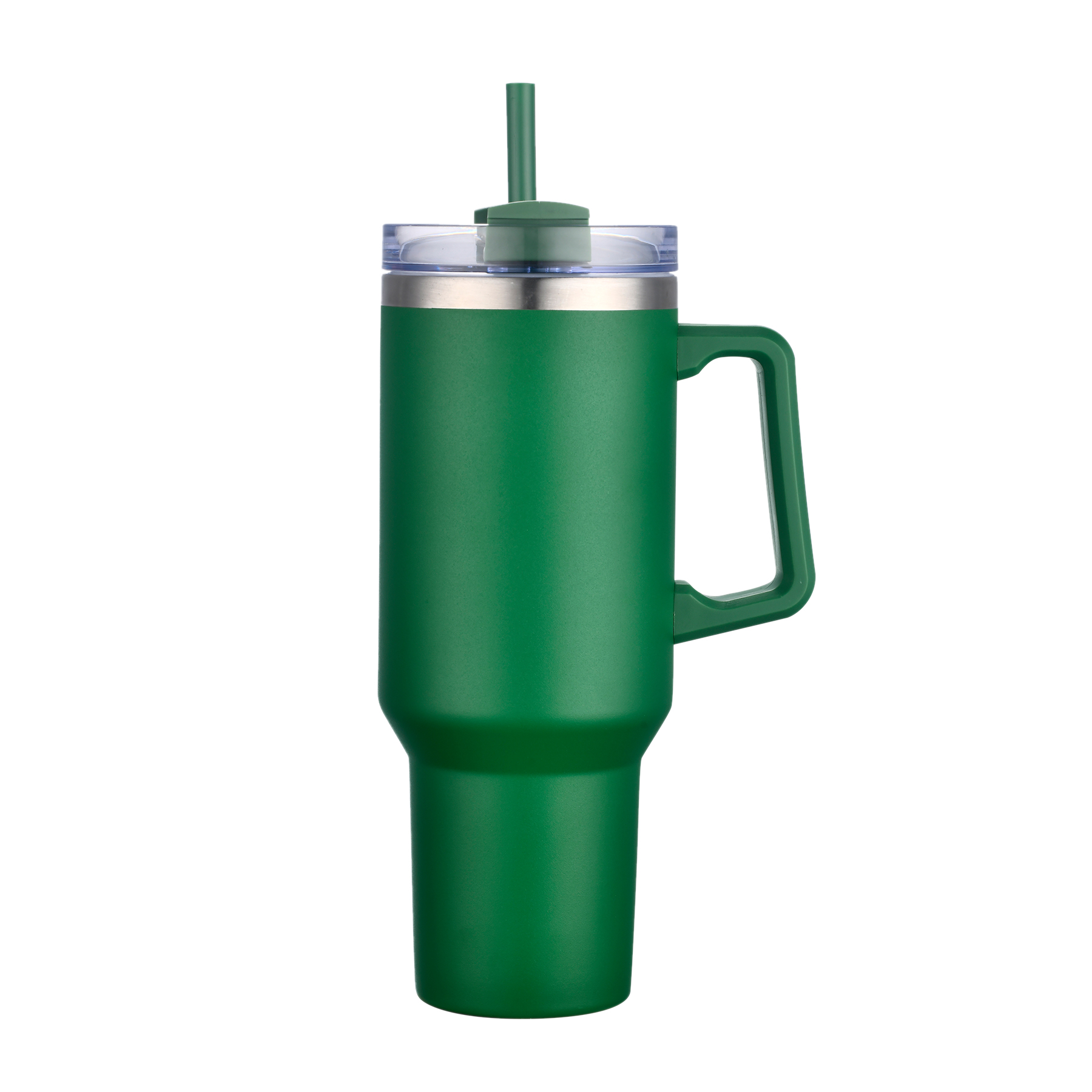 40 Oz. Boxed Two Tone Travel Handle Mug with Twist Closure Straw Lid 5