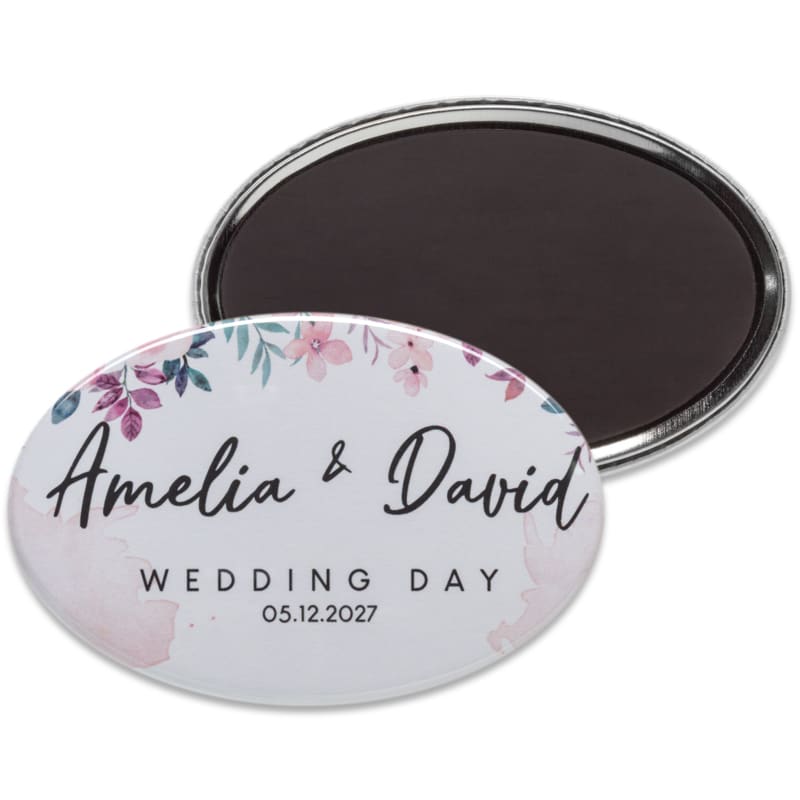 2.75 X 1.75 Inch Oval Magnet Buttons 22