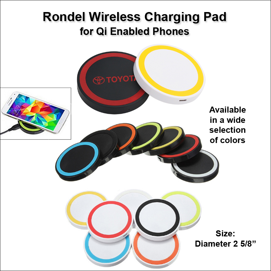 Rondel Mini Qi Wireless Charger 10 Watts