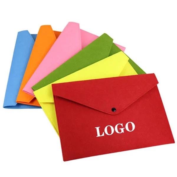 Portable A4 Felt File Folders Storage Bag 3