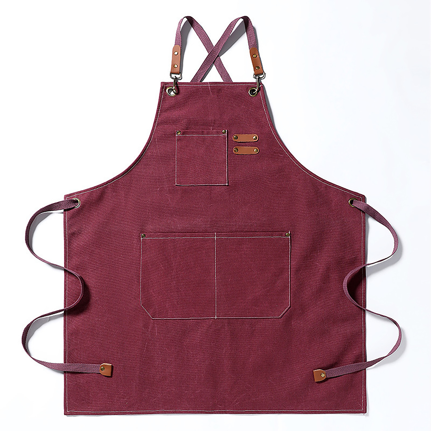 Adjustable Kitchen Apron with Straps for Baking 8