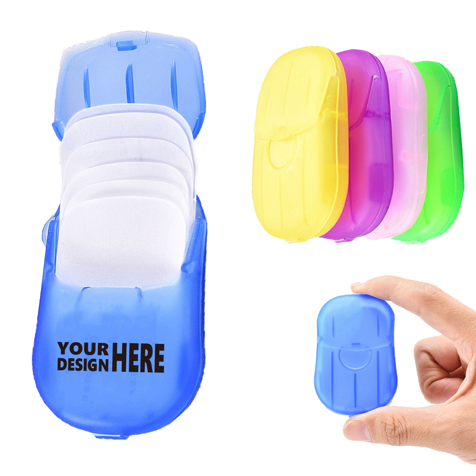 Pocket-Size Soap Sheets with Eco-Friendly Case 3